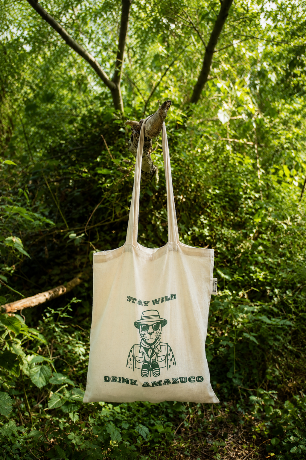 Eco-friendly "Stay Wild" Tote Bag